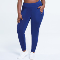 Leggings de talla grande de mujer Leggings de fitness Spandex Pantalones de yoga de 4 vías Leggings 3xl con bolsillo